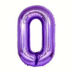 32 inch Purple Number Balloons Party Birthday & Anniversary Decoration