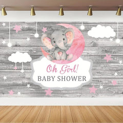 Gender Reveal Baptism Background Cloth Party Decoration Banner Cloth