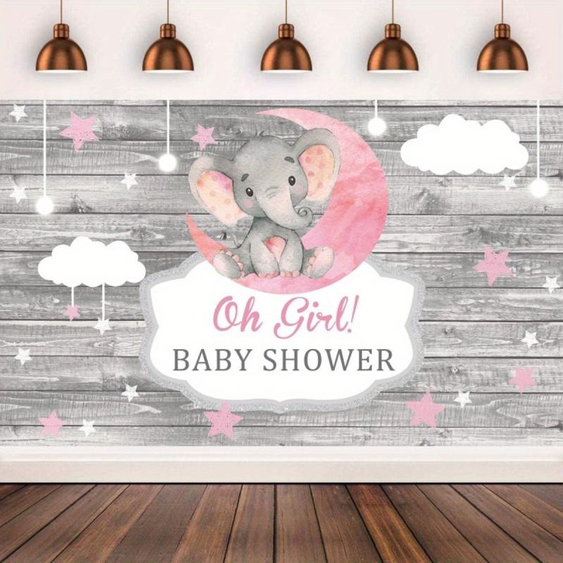 Gender Reveal Baptism Background Cloth Party Decoration Banner Cloth