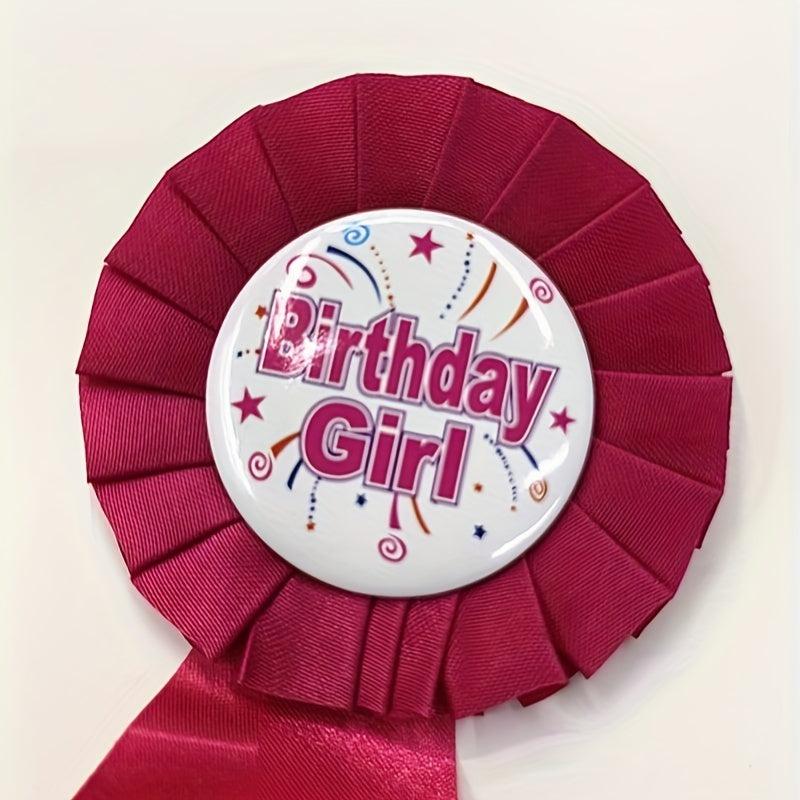 3pcs Birthday Streamer Corsage Bracelet Set