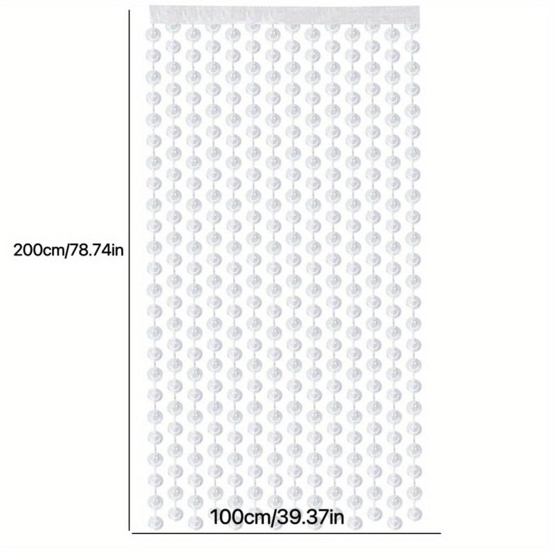 Smiley Face Macaron Rain Silk Curtain, Party Decoration Supplies