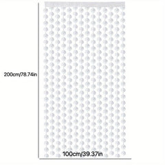 Smiley Face Macaron Rain Silk Curtain, Party Decoration Supplies