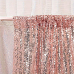 Rose Gold Sequin Mesh Banner for Party Supplies