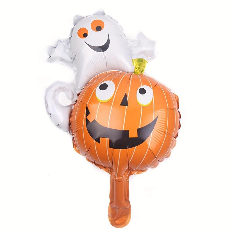 9pcs Halloween Foil Balloon Set Pumpkin Spider Bat Party Decoration