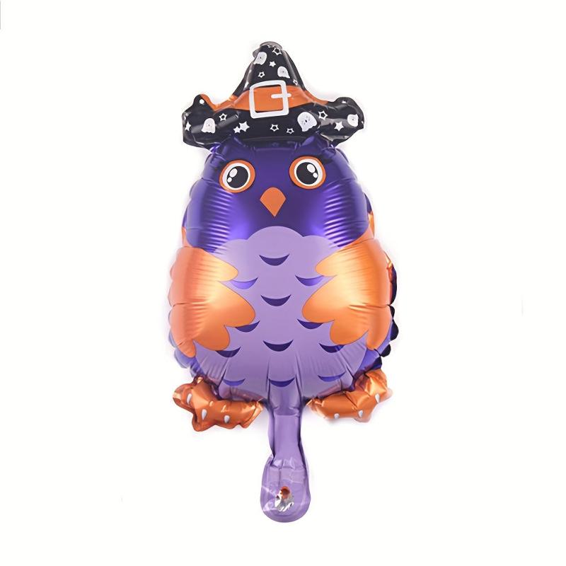 9pcs Halloween Foil Balloon Set Pumpkin Spider Bat Party Decoration