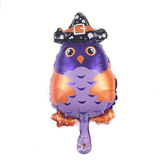 9pcs Halloween Foil Balloon Set Pumpkin Spider Bat Party Decoration