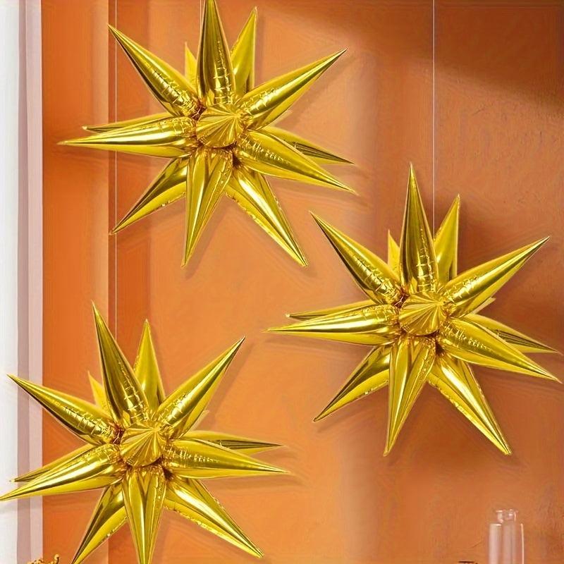 Water Drop Shaped Star Balloon DIY Kit for Parties, Birthdays, Weddings