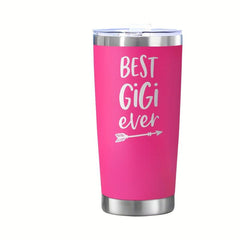 Gigi's Christmas Halloween Gift Pink Stainless Steel Travel Mug