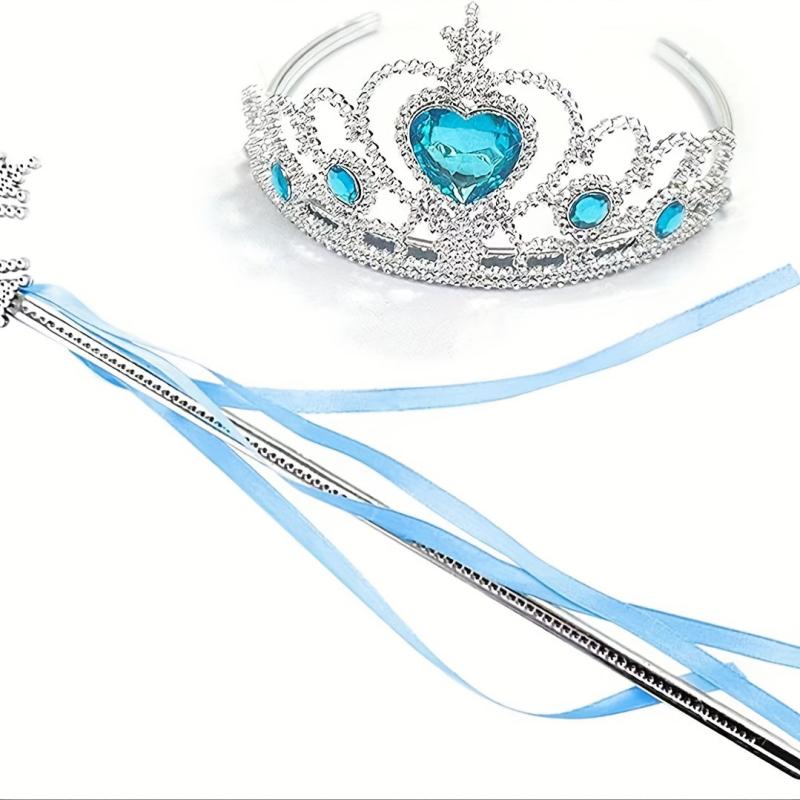 Princess Crown Snowflake Set - Christmas Snowflake Stick