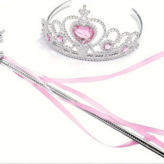 Princess Crown Snowflake Set - Christmas Snowflake Stick