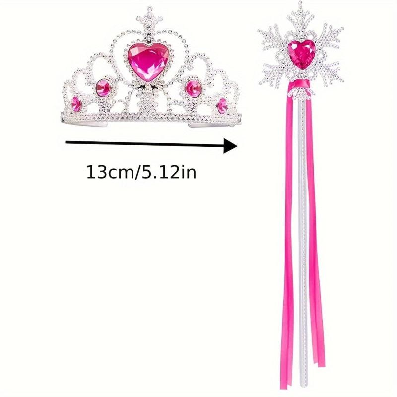 Princess Crown Snowflake Set - Christmas Snowflake Stick
