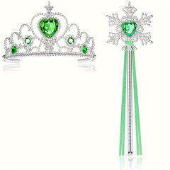 Princess Crown Snowflake Set - Christmas Snowflake Stick
