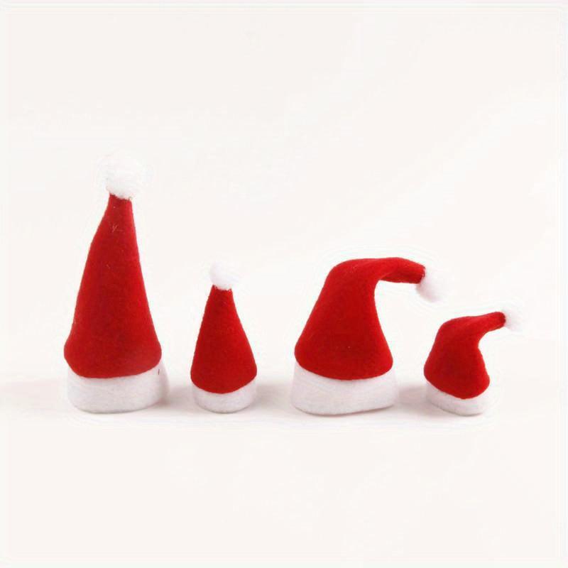 2pcs Mini Christmas Hat Decoration