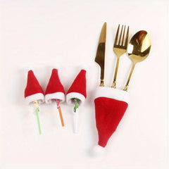 2pcs Mini Christmas Hat Decoration