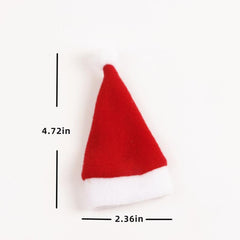 2pcs Mini Christmas Hat Decoration