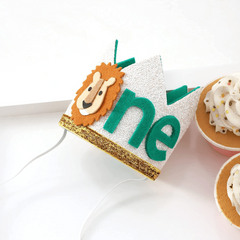 Sparkly Lion Crown Hat for Kids Party Watermelon Rainbow Sequins