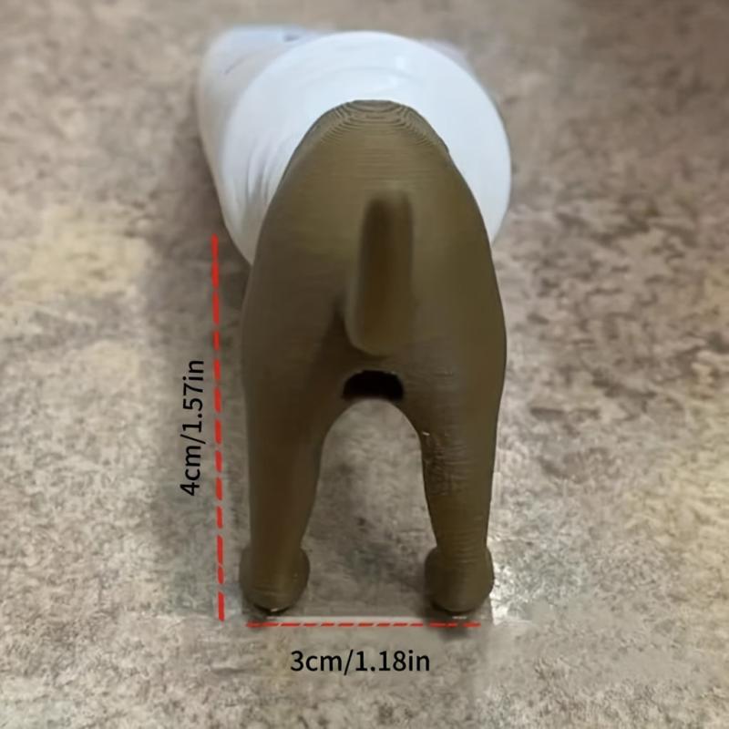 Christmas Thanksgiving Funny Dog Butt Toothpaste Top Cover