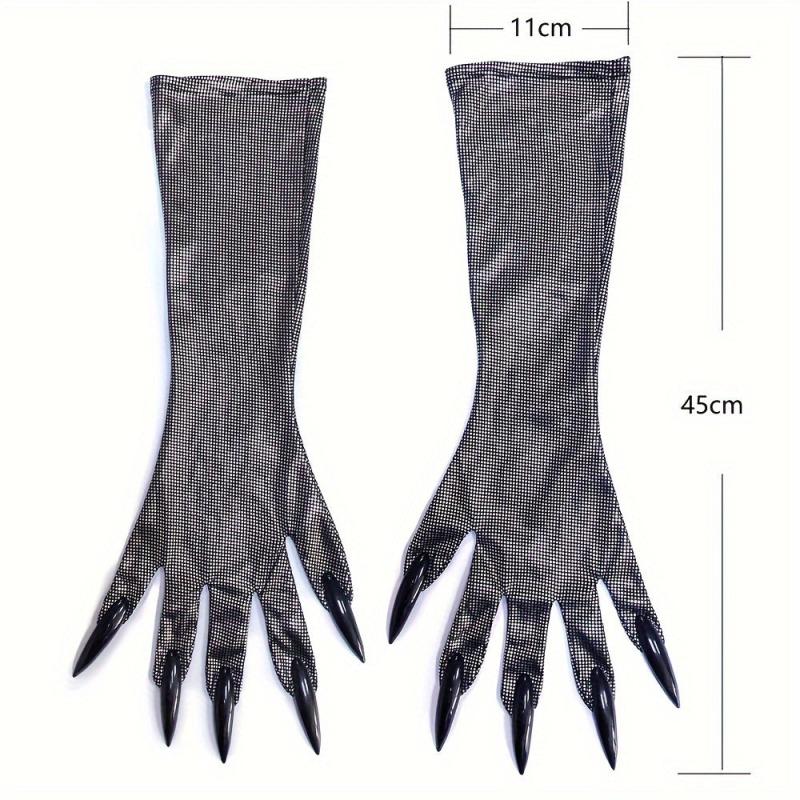 Artificial Diamond Cat Mask Gloves Set Cosplay Prom Christmas Party