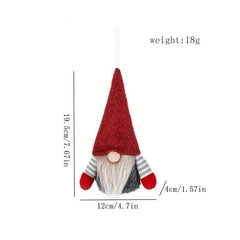 1pc Christmas Faceless Doll Pendant Christmas Tree Decoration