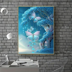 Butterfly Pattern Canvas Poster for Home Wall Decoration