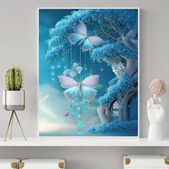 Butterfly Pattern Canvas Poster for Home Wall Decoration