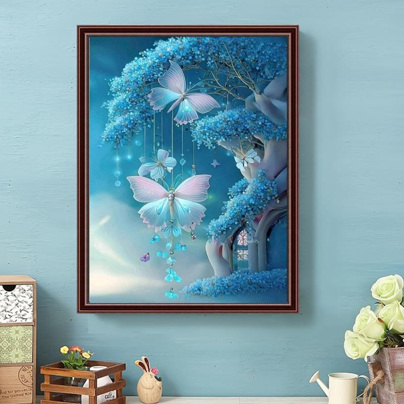 Butterfly Pattern Canvas Poster for Home Wall Decoration