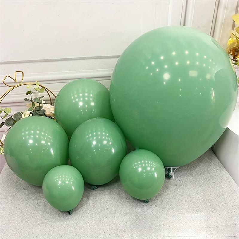 Balloon Garland Set With Golden Latex Avocado Balloon Arch