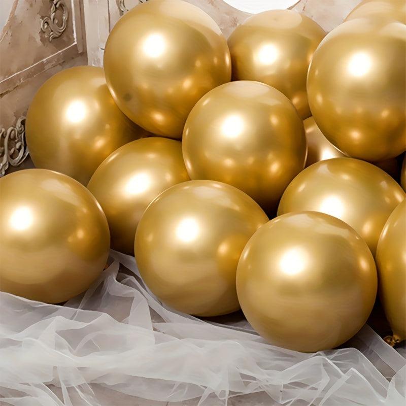 Balloon Garland Set With Golden Latex Avocado Balloon Arch