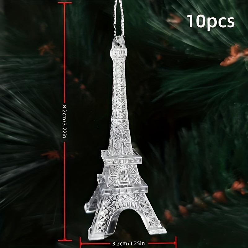 Transparent Acrylic Icicles Christmas Tree Decoration - Winter Frost Look