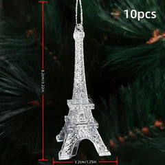 Transparent Acrylic Icicles Christmas Tree Decoration - Winter Frost Look