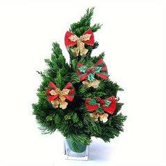 Christmas Ribbon Bows With Iron Bells Xmas Decoration