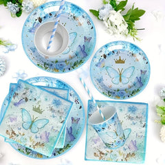 Butterfly Birthday Party Supplies Girl Baby Shower Decorations