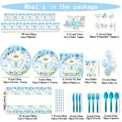 Butterfly Birthday Party Supplies Girl Baby Shower Decorations