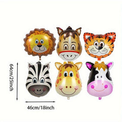 Animal Head Balloon Birthday Balloon Party Supplies