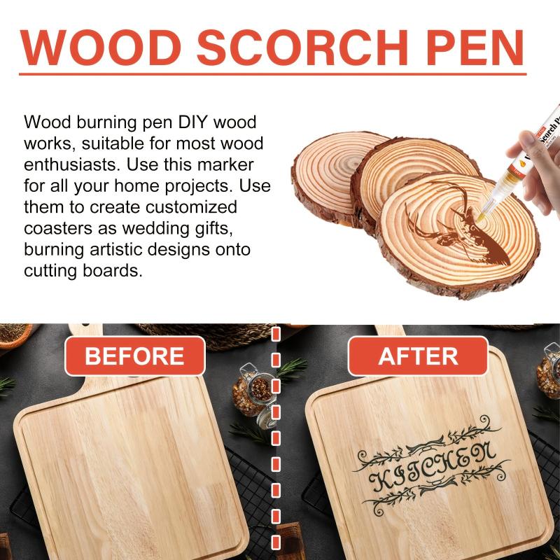 Wood Burning Tool for Crafting & Stencil Wood Burning