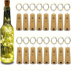 5pcs LED Bottle Stopper Lights Fairy Copper Wire String Lights