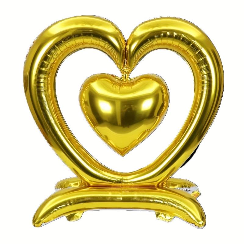 2pcs 4D Love Stand Aluminum Balloons Wedding Party Decoration