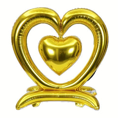 2pcs 4D Love Stand Aluminum Balloons Wedding Party Decoration