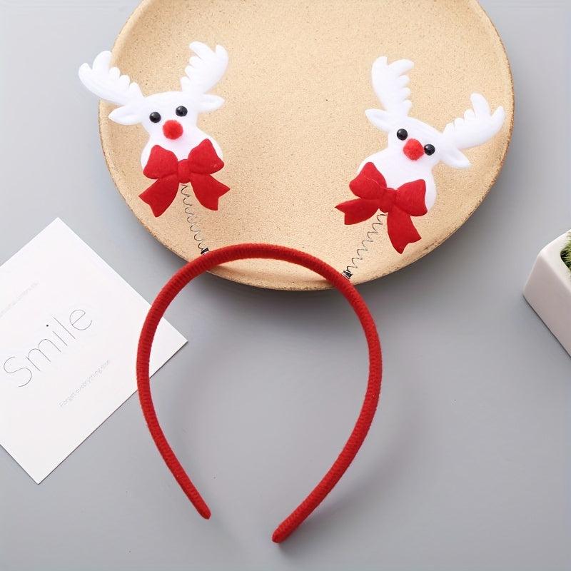 Christmas Elk Star Santa Claus Headband Hairband Party Supplies