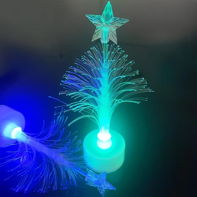 Colorful Light Christmas Tree Led Flash Fiber Tree