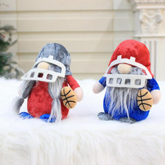 Christmas Gnomes Decorations Football Gift Couple Elf Doll Xmas Home Decor
