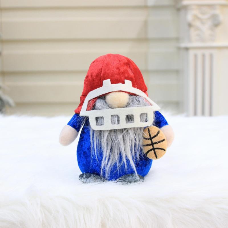 Christmas Gnomes Decorations Football Gift Couple Elf Doll Xmas Home Decor