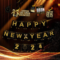 Year Fishtail Flag Spiral Decoration Year Banner Party Decoration
