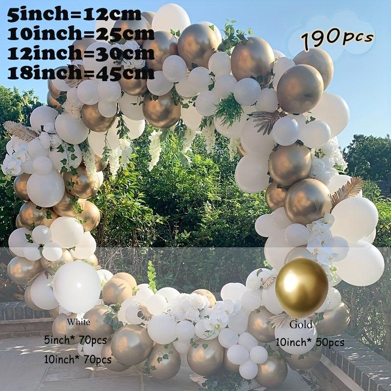 190pcs Balloons Memorial Garland Party Backdrop Baby Shower Supplies