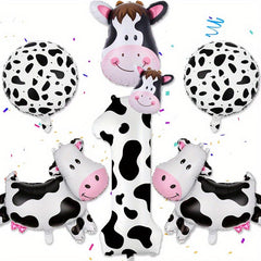 Cow Balloons Cow Theme Birthday Party Decorations Cow Print Number Balloons