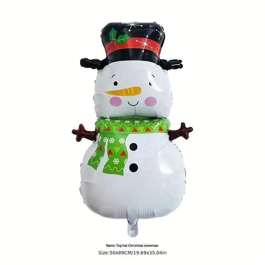 Christmas Snowman Foil Balloon Decoration Set