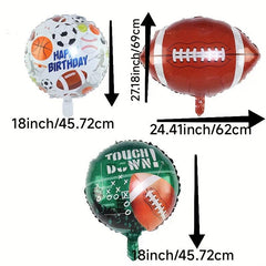 Sports Team Game Balloons - Baseball Football Soccer Basketball Golf