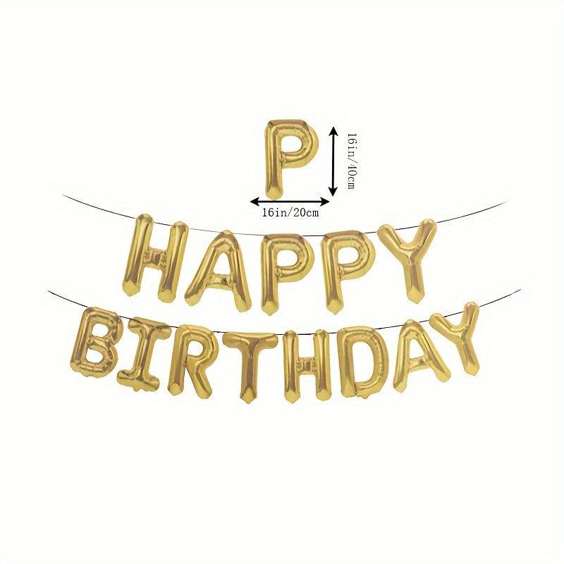 Birthday Party Balloon Set Love Star Aluminum Film Balloon Venue Layout