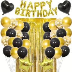 Birthday Party Balloon Set Love Star Aluminum Film Balloon Venue Layout