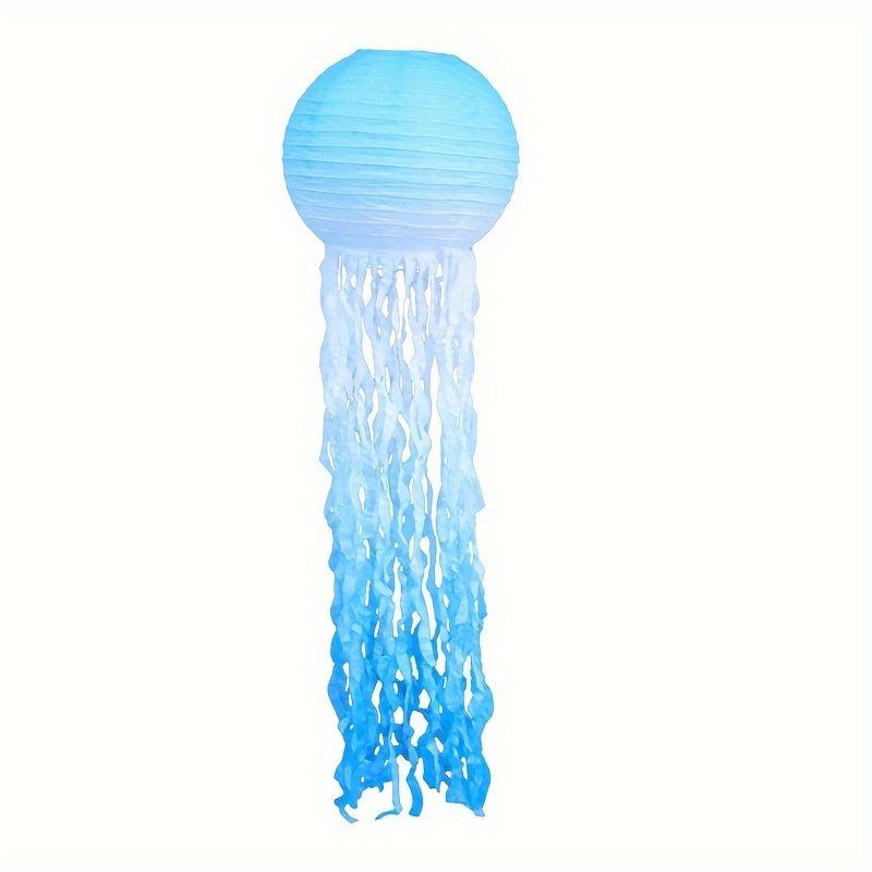 Jellyfish Lantern 10 Inch Gradient Pink With Beard Gradient Lantern